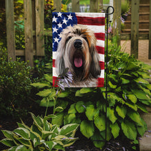 Load image into Gallery viewer, Grand Griffon Vendeen Dog American Flag Garden Flag - Outdoor Decorative Yard Flag CK6545GF