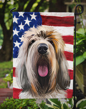 Load image into Gallery viewer, Grand Griffon Vendeen Dog American Flag Garden Flag - Outdoor Decorative Yard Flag CK6545GF