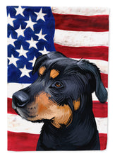Load image into Gallery viewer, Greek Harehound Dog American Flag Garden Flag - Outdoor Decorative Yard Flag CK6549GF