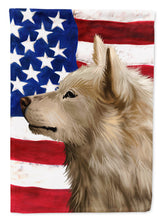 Load image into Gallery viewer, Greenland Dog American Flag Flag Canvas House Size CK6550CHF