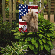 Load image into Gallery viewer, Greenland Dog American Flag Garden Flag - Outdoor Decorative Yard Flag CK6550GF
