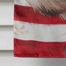 Load image into Gallery viewer, Griffon Bleu de Gascogne American Flag Flag Canvas House Size CK6551CHF