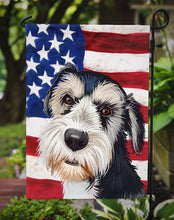 Load image into Gallery viewer, Griffon Nivernais Dog American Flag Garden Flag - Outdoor Decorative Yard Flag CK6554GF