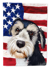 Load image into Gallery viewer, Griffon Nivernais Dog American Flag Garden Flag - Outdoor Decorative Yard Flag CK6554GF