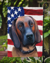Load image into Gallery viewer, Hanover Hound Dog American Flag Garden Flag - Outdoor Decorative Yard Flag CK6557GF