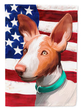 Load image into Gallery viewer, Ibizan Hound Dog American Flag Flag Canvas House Size CK6565CHF