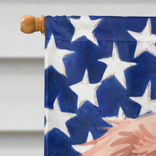 Load image into Gallery viewer, Irish Setter Dog American Flag Flag Canvas House Size CK6570CHF