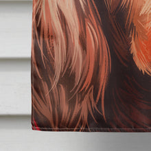 Load image into Gallery viewer, Irish Setter Dog American Flag Flag Canvas House Size CK6570CHF