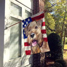 Load image into Gallery viewer, Irish Terrier American Flag Flag Canvas House Size CK6571CHF