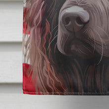 Load image into Gallery viewer, Irish Water Spaniel American Flag Flag Canvas House Size CK6572CHF