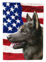 Load image into Gallery viewer, Kai Ken American Flag Garden Flag - Outdoor Decorative Yard Flag CK6583GF