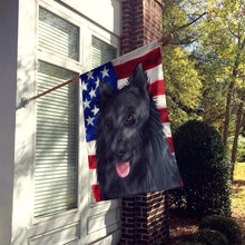 Load image into Gallery viewer, King Shepherd American Flag Flag Canvas House Size CK6592CHF