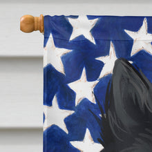 Load image into Gallery viewer, King Shepherd American Flag Flag Canvas House Size CK6592CHF