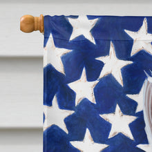 Load image into Gallery viewer, Kishu Ken American Flag Flag Canvas House Size CK6593CHF