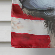 Load image into Gallery viewer, Kishu Ken American Flag Flag Canvas House Size CK6593CHF