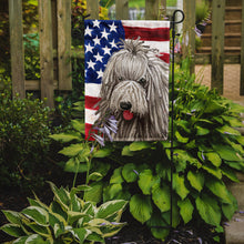 Load image into Gallery viewer, Komondor American Flag Garden Flag - Outdoor Decorative Yard Flag CK6594GF