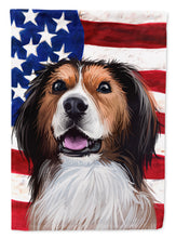 Load image into Gallery viewer, Kooikerhondje American Flag Flag Canvas House Size CK6595CHF