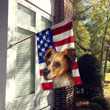 Load image into Gallery viewer, Kromfohrlander American Flag Flag Canvas House Size CK6597CHF