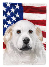 Load image into Gallery viewer, Kuvasz American Flag Flag Canvas House Size CK6599CHF