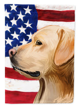 Load image into Gallery viewer, Labrador Retriever American Flag Flag Canvas House Size CK6600CHF