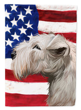 Load image into Gallery viewer, Lakeland Terrier American Flag Flag Canvas House Size CK6602CHF