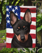Load image into Gallery viewer, Lancashire Heeler American Flag Garden Flag - Outdoor Decorative Yard Flag CK6603GF