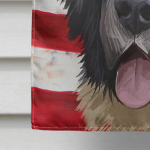 Load image into Gallery viewer, Landseer American Flag Flag Canvas House Size CK6604CHF