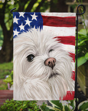 Load image into Gallery viewer, Maltese American Flag Garden Flag - Outdoor Decorative Yard Flag CK6612GF
