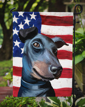 Load image into Gallery viewer, Manchester Terrier American Flag Garden Flag - Outdoor Decorative Yard Flag CK6613GF