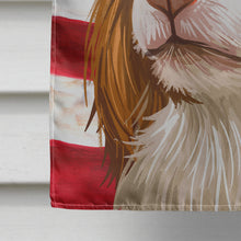 Load image into Gallery viewer, Miniature Australian Shepherd American Flag Flag Canvas House Size CK6616CHF