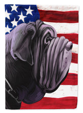 Load image into Gallery viewer, Neapolitan Mastiff Dog American Flag Flag Canvas House Size CK6625CHF