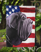 Load image into Gallery viewer, Neapolitan Mastiff Dog American Flag Garden Flag - Outdoor Decorative Yard Flag CK6625GF