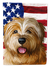 Load image into Gallery viewer, Norfolk Terrier Dog American Flag Flag Canvas House Size CK6627CHF