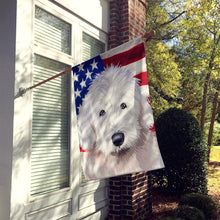 Load image into Gallery viewer, Old English Sheepdog American Flag Flag Canvas House Size CK6635CHF