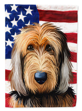 Load image into Gallery viewer, Otterhound Dog American Flag Flag Canvas House Size CK6636CHF