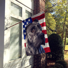 Load image into Gallery viewer, Perro de Presa Canario American Flag Flag Canvas House Size CK6640CHF
