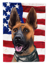 Load image into Gallery viewer, Plott Hound Dog American Flag Garden Flag - Outdoor Decorative Yard Flag CK6646GF