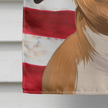 Load image into Gallery viewer, Plummer Terrier American Flag Flag Canvas House Size CK6647CHF