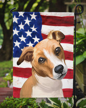 Load image into Gallery viewer, Plummer Terrier American Flag Garden Flag - Outdoor Decorative Yard Flag CK6647GF