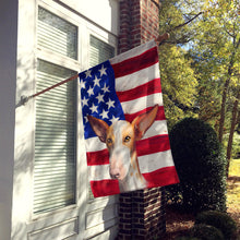 Load image into Gallery viewer, Podenco Canario Dog American Flag Flag Canvas House Size CK6648CHF