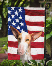 Load image into Gallery viewer, Podenco Canario Dog American Flag Garden Flag - Outdoor Decorative Yard Flag CK6648GF