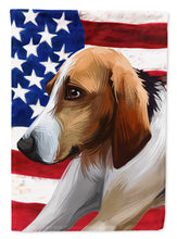 Load image into Gallery viewer, Poitevin Dog American Flag Garden Flag - Outdoor Decorative Yard Flag CK6650GF