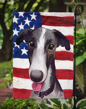 Load image into Gallery viewer, Polish Greyhound Dog American Flag Garden Flag - Outdoor Decorative Yard Flag CK6651GF