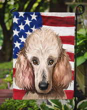 Load image into Gallery viewer, Poodle Dog American Flag Garden Flag - Outdoor Decorative Yard Flag CK6657GF