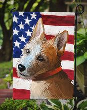 Load image into Gallery viewer, Portuguese Podengo Dog American Flag Garden Flag - Outdoor Decorative Yard Flag CK6659GF