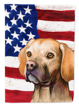 Load image into Gallery viewer, Portuguese Pointer Dog American Flag Flag Canvas House Size CK6660CHF