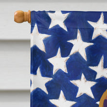 Load image into Gallery viewer, Posavac Hound Dog American Flag Flag Canvas House Size CK6662CHF