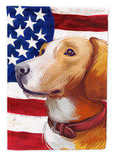 Load image into Gallery viewer, Posavac Hound Dog American Flag Garden Flag - Outdoor Decorative Yard Flag CK6662GF