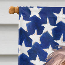 Load image into Gallery viewer, Pudelpointer Dog American Flag Flag Canvas House Size CK6664CHF