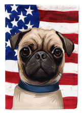 Load image into Gallery viewer, Pug Dog American Flag Flag Canvas House Size CK6665CHF